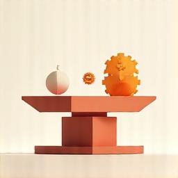 Symbol representing balanced metabolism, perhaps a scale or harmonious gears.